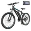 ANCHEER 500W 26" Electric Bike for Adults, 48V 10.4Ah Battery, Up to 55 Miles, 3H Fast Charge, Electric Mountain Bike, 2.1" eMTB Tire, 21 Speed, 20MPH Adults Electric Bicycle