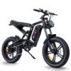 E2 Electric Bike for Adults, Full Suspension, 48V13Ah Removable Battery, Up to 28MPH & 46.6 Miles (PAS), 750W Ebike with All-Terrain 4.0" Fat Tires, Cruise Control, UL...