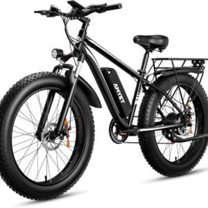 EB26 Electric Bike for Adults Peak 1500W Electric Bicycle 48V 15AH (720WH) Battery Electric Bike 26" Fat Tire Mountain 32mph 7 Speed Gears Electric Bike