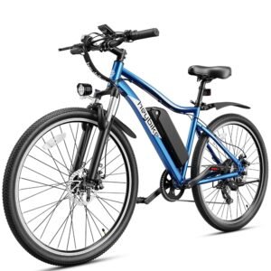 Heybike Race Max Electric Bike for Adults with 750W Peak Motor, 28mph Max Speed, 600WH Removable Battery Ebike, 27.5" Electric Mountain Bike with 7-Speed and Front Suspension
