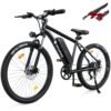 isinwheel M10 Electric Bike Adult 500W, 26" Commuting Electric Mountain Bike 20MPH Max Range 55+ Miles, Removable Battery, Professional 35-Speed, Front Fork Suspension...