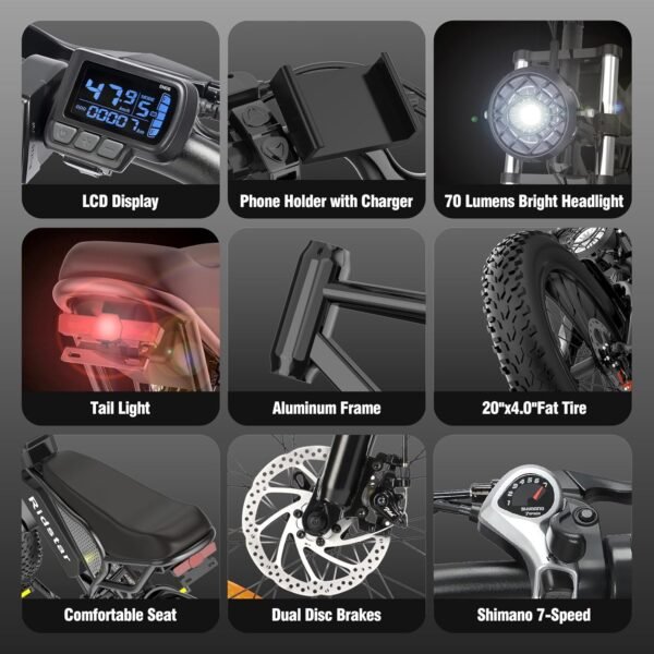 Ridstar Q20 Electric Bike Review - Powerful, Stylish, and Durable