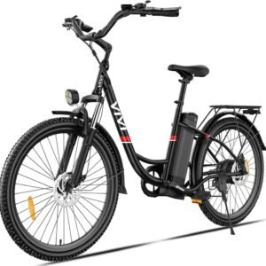 Vivi Electric Bike for Adults 750W Peak Ebike with Removable Battery, 26'' Electric Commuter Bike 22MPH & 50 Miles Adult Electric Bicycles with Cruise Control, LCD Display, UL...