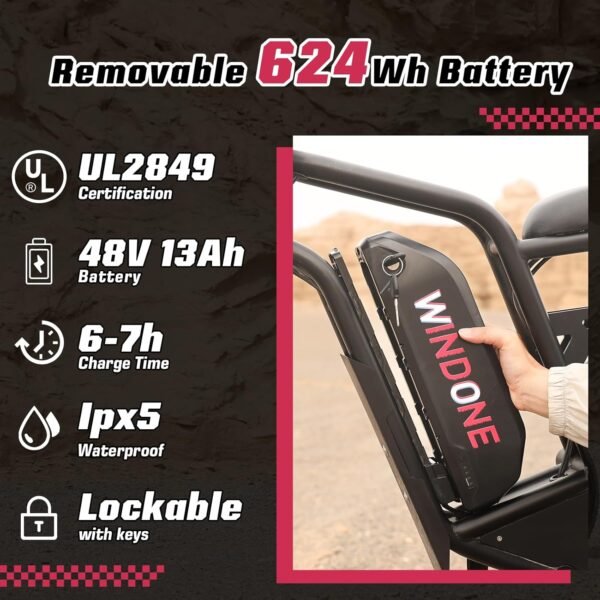 WINDONE E2 Electric Bike Review - Powerful 750W All-Terrain Ride