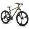 HILAND Mountain Bike, 3/6/Multi-Spokes, 21 Speeds Drivetrain, Aluminum Frame 26 Inch Wheels, Disc-Brake Bike for Men Women Men's MTB Bicycle HILAND Mountain Bike, 3/6/Multi-Spokes, 21 Speeds Drivetrain, Aluminum Frame 26 Inch Wheels, Disc-Brake Bike for Men Women Men's MTB Bicycle