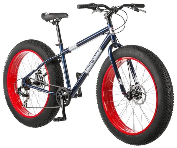Mongoose Dolomite Fat Tire Mountain Bike, for Adult Men Women, 26 Inch Wheels, 4 Inch Wide Knobby Tires, 7-Speed, Steel Frame, Front and Rear Brakes Mongoose Dolomite Fat Tire Mountain Bike, for Adult Men Women, 26 Inch Wheels, 4 Inch Wide Knobby Tires, 7-Speed, Steel Frame, Front and Rear Brakes