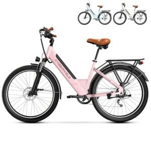 1000W Ebikes for Adults，80 Miles Max Range Removable Battery Ebike，26" Electric Bike for Adults Adult Electric Bike for Commute（7-Speed）