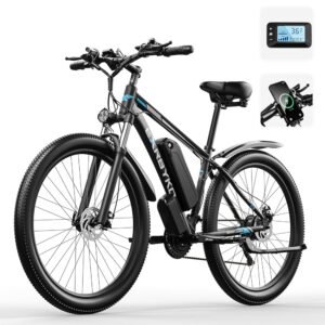 29” Electric Bike for Adults 48V 17.5AH 840WH Battery, 1500W Peak 36MPH Electric Mountain Bike, 80 Miles Ebike 21-Speed Gears, IP7 Waterproof E Bicycle E Bike for Commuter