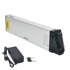 48V 10.4Ah Folding Ebike Lithium Ion Battery 48 Volt Built in Electric Bike Batteries Pack with Charger BMS 30A for 500w 750w Motor Foldable Electric Bike Batteries