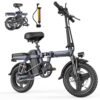 A14 Electric Bike – Premium Adult E-Bike with AI-Powered Pedal Assist, 9 Shock Absorbers, 44.99% Brake Ratio, 500W Motor, Mini Folding Electric Bike, and 499Wh Removable Battery...