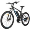 ANCHEER 350/500W Electric Bike 27.5'' Adults Electric Commuter Bike/Electric Mountain Bike, 36/48V Ebike with Removable 10/10.4Ah Battery, Professional 21/24 Speed Gears