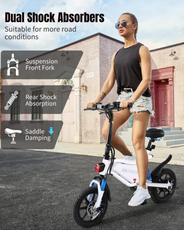 Discover the ANCHEER 14-Inch Folding Electric Bike Review for Ultimate Commuting Fun