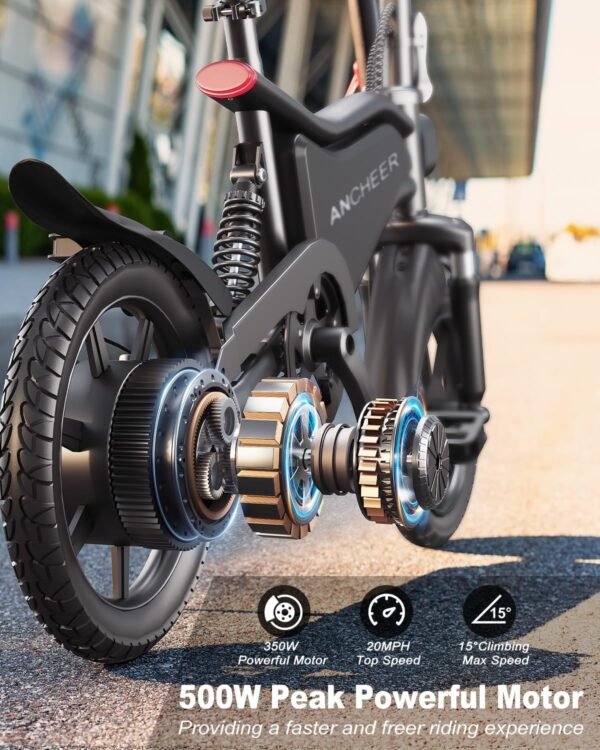 Discover the ANCHEER 14-Inch Folding Electric Bike Review for Ultimate Commuting Fun