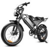 DK400 Electric Bike for Adults, Ebike with 1000W Motor, 48V/18.2Ah and up to 28+MPH, Simano7 Speed (Upgrade Front Turn Signal+Rear Rack)