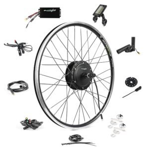 eBikeling Ebike Conversion Kit 36V 500W, 26" Front Waterproof Conversion Kit, Add On Electric Bike Kit, Transform Your Bicycle with High-Performance E-Bike Technology