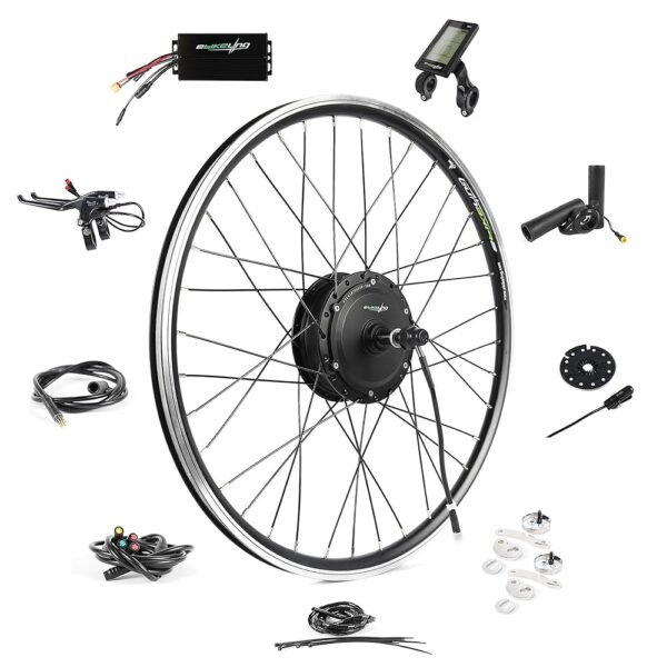 eBikeling Ebike Conversion Kit 36V 500W, 26" Front Waterproof Conversion Kit, Add On Electric Bike Kit, Transform Your Bicycle with High-Performance E-Bike Technology