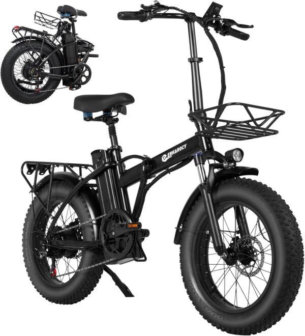 EBKAROCY Electric Bike Review Discover the Ultimate 750W Folding E-Bike Experience
