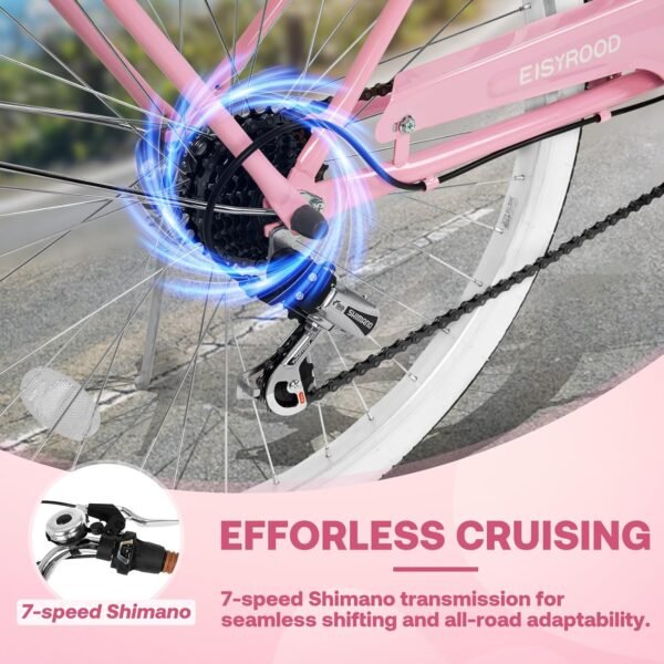 EISYROOD Beach Cruiser Bike review for effortless rides and stylish adventures