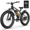 Electric Bike, 26" Fat Tire E Bike, 1500W Motor, 48V 14.5Ah Removable Electric Bike for Adults, 72 Miles & 28 mph, Electric Bicycle with 7 Speed and Dual Suspension