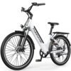 Electric Bike for Adults, 1000W Peak EBike, 50 Miles 21.7MPH Adult Electric Bicycles with 48V Built-in Removable Battery, Adjustable Stem, Rear Rack, 7 Speed, 26" Step-Thru E...