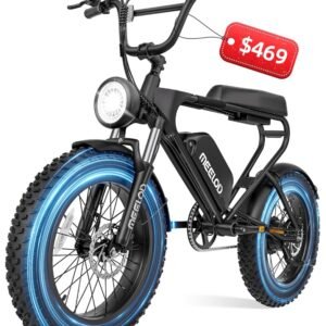 Electric Bike for Adults 1500W/2200W Peak Electric Bicycles for Adults 13Ah/20Ah Removable Battery 28/32MPH 20"Fat Tire Electric Bike 48/60 miles PAS Range Electric Mountain...