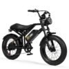 Electric Bike for Adults-1500W Peak Motor 20" Fat Tires 28MPH EBike, 624Wh Removable Battery Bicycle, with Dual Suspension & Brakes Motorcycle, 7-Speed,Spark