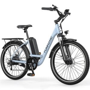 Electric Bike for Adults, 26" 1000W Peak City Cruiser Ebike, 21.7MPH 50 Miles Commuter Electric Bicycle with 48V 374.4WH Removable Li-ion Battery, Adjustable Stem, Rear Rack,...