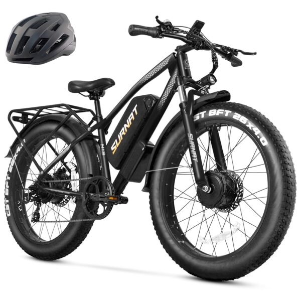 Electric Bike for Adults - AWD 2000W 32MPH Dual Motor Ebike with 48v 22.5Ah Battery, 26x4.0 inch Fat Tire Mountain Electric Bicycle, Hydraulic Disc Brake E-Bike for Men Women... Electric Bike for Adults - AWD 2000W 32MPH Dual Motor Ebike with 48v 22.5Ah Battery, 26x4.0 inch Fat Tire Mountain Electric Bicycle, Hydraulic Disc Brake E-Bike for Men Women...