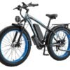 Electric Bike for Adults,Fat Tire Ebike 1000W (Peak 1500W) Electric Mountain Bike Up to 31MPH,26" Electric Bike Long Range with UL 48V/17.5Ah Removable Battery, 21-Speed