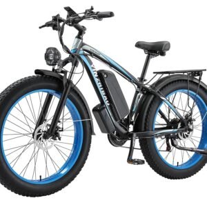 Electric Bike for Adults,Fat Tire Ebike 1000W (Peak 1500W) Electric Mountain Bike Up to 31MPH,26" Electric Bike Long Range with UL 48V/17.5Ah Removable Battery, 21-Speed
