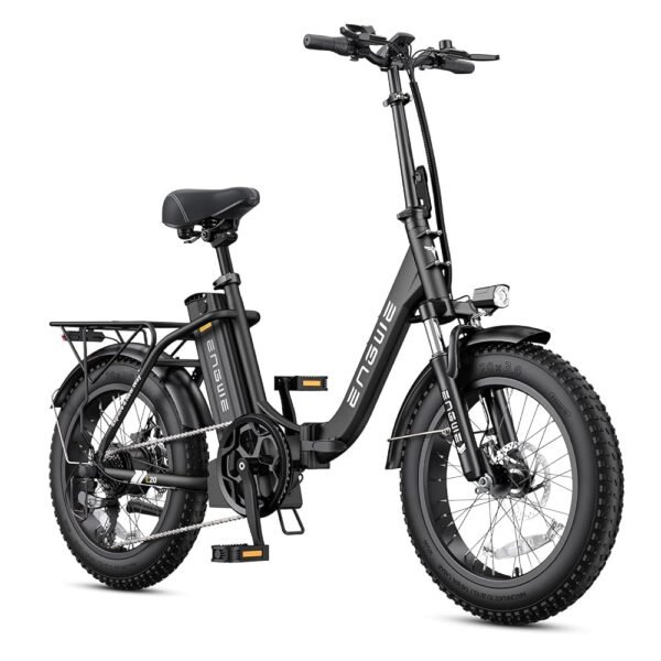ENGWE 1125W/750W Electric Bike for Adults, L20 2.0 20''×3.0" Fat Tire Electric Bicycle 52V/36V 13Ah Removable Battery Max Range 68/62Miles & 28/20MPH for Urban Commuters, Dual...