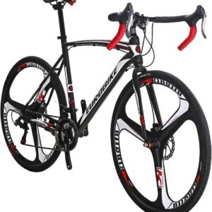 EUROBIKE Bikes EURXC550 21 Speed Road Bike 700C Wheels Road Bicycle Dual Disc Brake Bicycles ……
