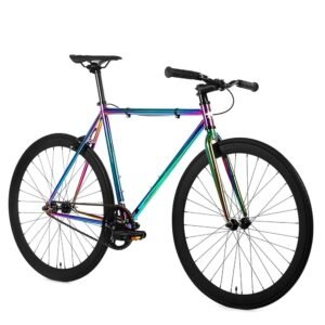 Fixed Gear Single Speed Bike - Perfect Urban Commuter Bicycle with Front and Rear Brakes - Ideal for Teens and Adults - The Bike Comes in Different Sizes