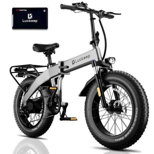 Folding Electric Bike for Adults 1500W Peak Motor,30/28MPH 60 Miles,720WH Battery 20" x 4.0" Fat Tire Foldable Ebike Commute with NFC/Anti-Theft/Hydraulic Brakes,UL Certified...