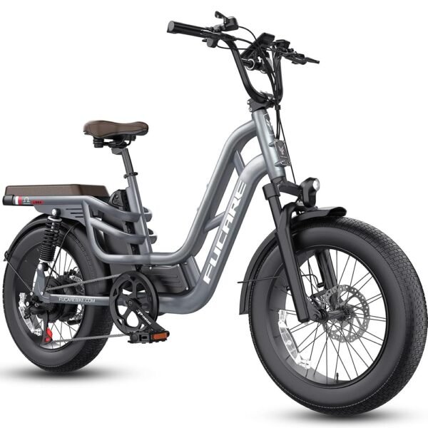 Fucare Libra 1200W Electric Bike for Adults 32MPH 48V 20Ah LG Battery EBike 80 Miles Range, Full Suspension 20"×4.0" Fat Tire Adult Electric Bicycles, 400 lb Capacity, Hydraulic...
