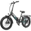 Gotrax 20" Folding Electric Bike with 55 Miles (Pedal-assist1) by 48V Battery, 20Mph Power by 500W, Smart LCD Display and 5 Pedal-Assist Levels, 7-Speed&Front Shock Absorber for...