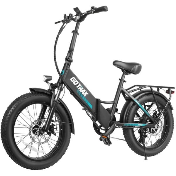 Gotrax 20" Folding Electric Bike with 55 Miles (Pedal-assist1) by 48V Battery, 20Mph Power by 500W, Smart LCD Display and 5 Pedal-Assist Levels, 7-Speed&Front Shock Absorber for...