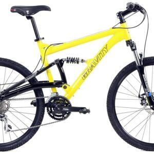 Gravity FSX 1.0 Dual Full Suspension Mountain Bike with Disc Brakes Aluminum Frame