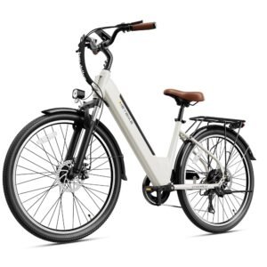 Heybike Cityscape 2.0 Electric Bike for Adults with 1000W Motor Peak,468Wh Removable Battery and up to 50Miles 24MPH,UL Certified 26" Electric Commuter Bike with 7-Speed and...