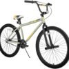 Hiland 24 26 inch BMX Bike for for Teen Bike and Adult Bikes, Beginner-Level BMX to Advanced Riders with 2 Pegs, Bicycles for Men and Women, Multiple Colors