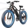 isinwheel M10 Plus Electric Bike for Adults 28mph 1000W Peak Motor, Dual Crown Fork Mountain Ebike 48V 13Ah Removable Battery 75 Miles Range, 7 Speed Shift, 26 x 4.0 Fat Tire...