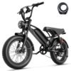 Jasion Electric Bike for Adults YR20 with Peak 2000W Motor, 48V 20AH Battery Electric Bicycle, 20" Fat Tire Dirt Bike with Hydraulic Brake & Cruise Control, Up to 32 MPH & 80...