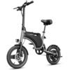 Jasion JC1 Electric Bike for Adults with Peak 600W Brushless Motor, up to 20Miles 20MPH,UL Certified 14" Folding Ebike with Dual Suspension,Easy to Maneuver Speed for Adults and...