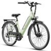 Jasion Roamer ST Electric Bike for Adults, 1200W Peak Motor Max 62miles & 28MPH City Cruiser Ebike,26'' Commuter Ebike, 528WH Removable Battery,7-Speed Electric Bicycles, Front...