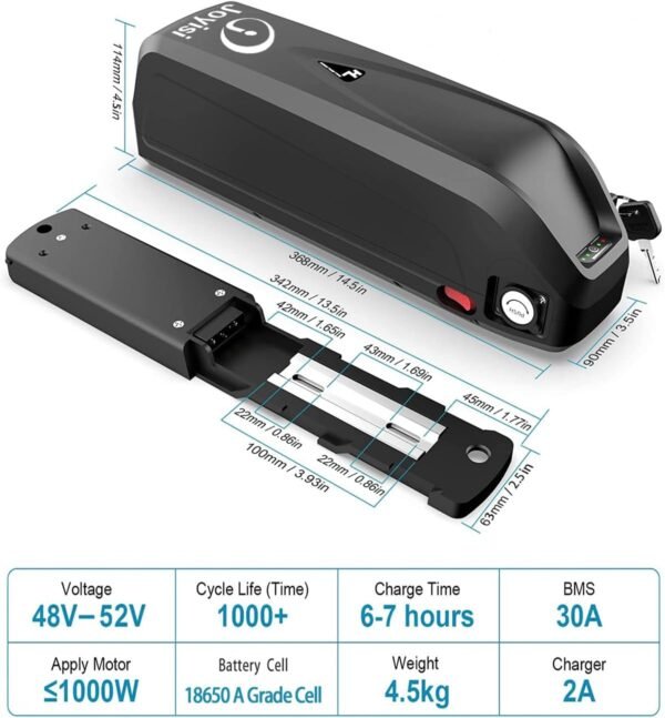 Joyisi 48V E-bike Battery Review: Power Your Ride with Confidence
