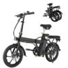 MERITLINE Electric Bike for Adults with Peak 500W Motor, Folding Electric Bikes with 42V Removable Battery, Up to 15.5 MPH & 20 Mile Range, 16" Tires and Front Fork Suspension