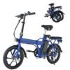MERITLINE Electric Bike for Adults with Peak 500W Motor, Folding Electric Bikes with 42V Removable Battery, Up to 15.5 MPH & 20 Mile Range, 16" Tires and Front Fork Suspension MERITLINE Electric Bike for Adults with Peak 500W Motor, Folding Electric Bikes with 42V Removable Battery, Up to 15.5 MPH & 20 Mile Range, 16" Tires and Front Fork Suspension