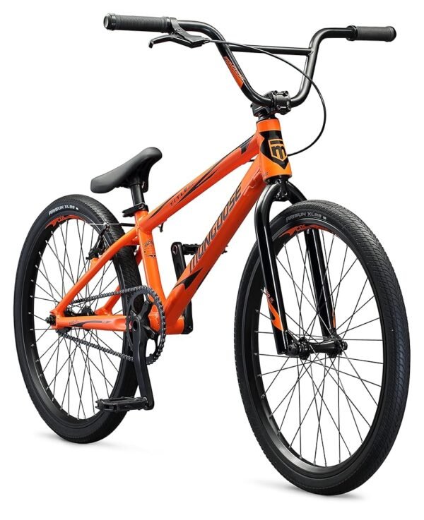 Mongoose Title Pro or Elite BMX Race Bike with 20 or 24-Inch Wheels in Red, Orange, or Black, Beginner or Returning Riders, Featuring Lightweight Tectonic T1 Aluminum Frame and... Mongoose Title Pro or Elite BMX Race Bike with 20 or 24-Inch Wheels in Red, Orange, or Black, Beginner or Returning Riders, Featuring Lightweight Tectonic T1 Aluminum Frame and...