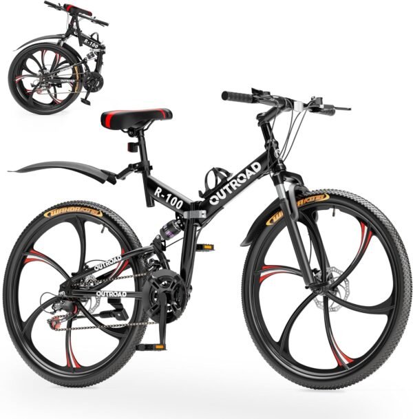 OUTROAD 26 Inch Folding Mountain Bike Review Uncovering Performance and Comfort Features OUTROAD 26 Inch Folding Mountain Bike Review Uncovering Performance and Comfort Features