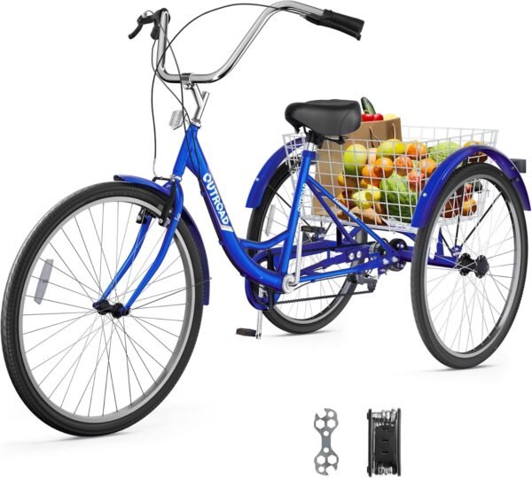 OUTROAD Adult Tricycle Review Discover the Best 7-Speed Cruiser for Comfort and Stability